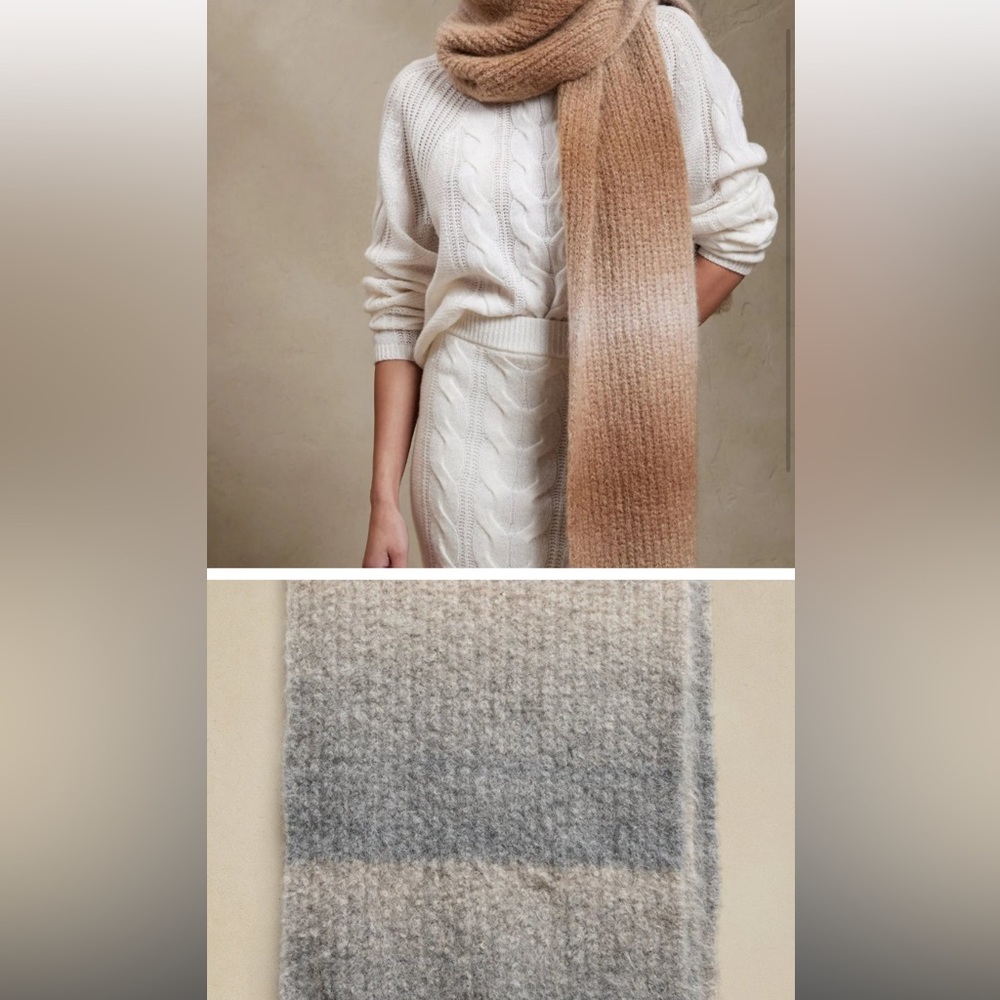 Banana Republic Ombre Scarf - Grey